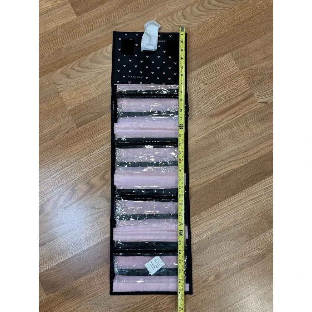 Mary Kay Travel Roll-Up Bag Travel Toiletries Cosmetics Portable Pink Hearts New